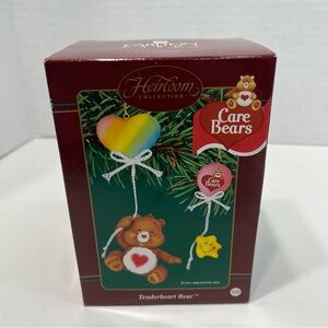 CARE BEARS Tenderheart Bear Carlton Cards vintage Christmas ornament